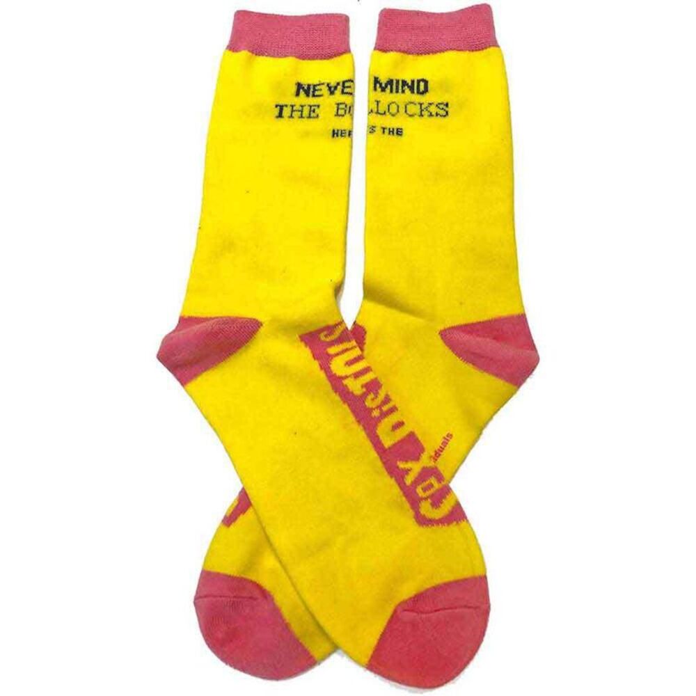 Sex Pistols Unisex Adult NMTB Ankle Socks / Yellow
